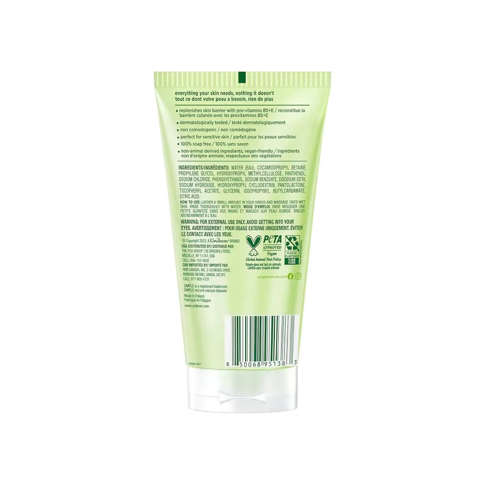 Simple Kind to Skin Refreshing Facial Wash - alternate