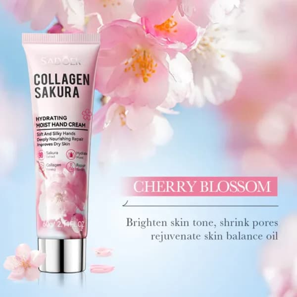 SADOER Sakura Collagen Hand Cream - alternate