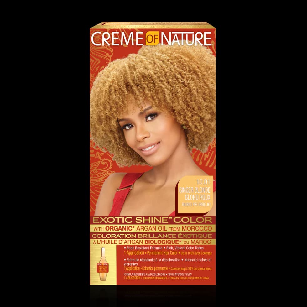 Creme of Nature Exotic Shine Color with Argan Oil from Morocco – 10.01 Ginger Blonde