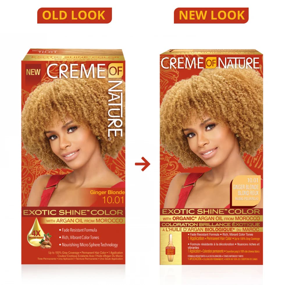 Creme of Nature Exotic Shine Color with Argan Oil from Morocco – 10.01 Ginger Blonde - alternate