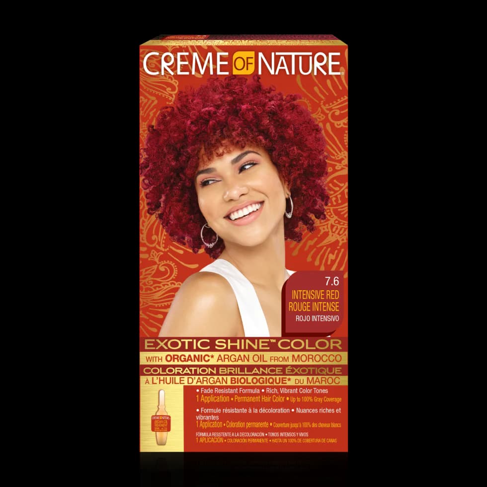 Crème of Nature Exotic Shine Color with Argan Oil from Morocco – 7.6 Intensive Red - alternate