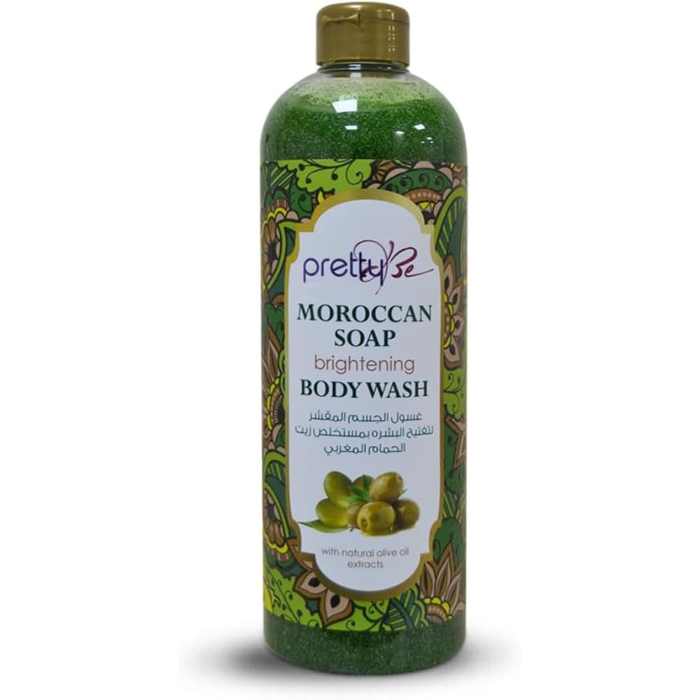 Pretty Be Moroccan Soap Brightening Body Wash with Natural Olive Oil Extracts