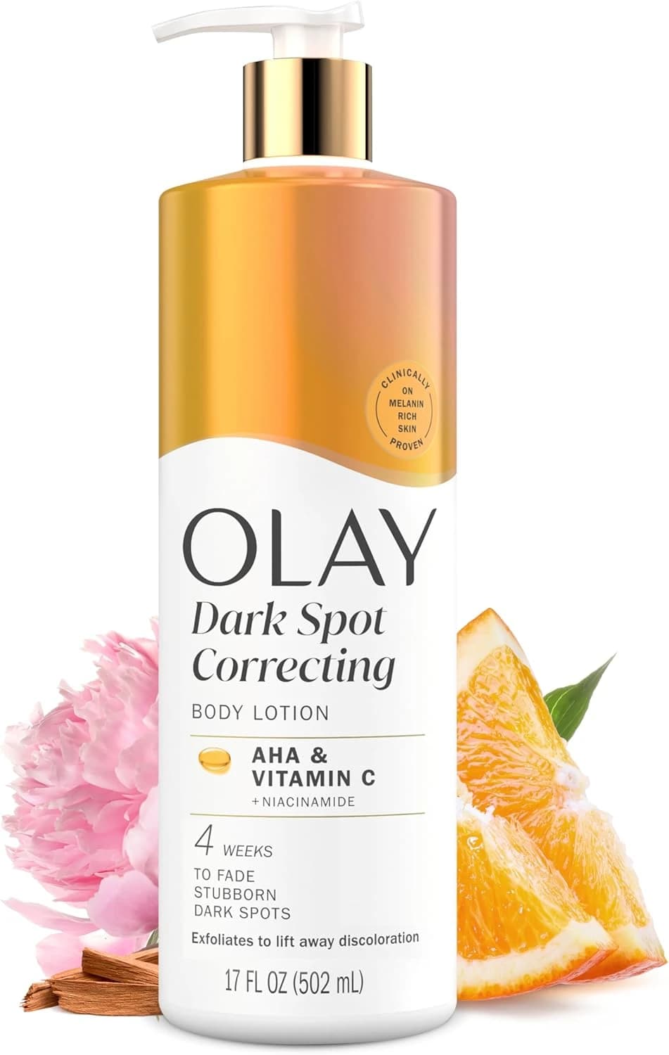 Olay Dark Spot Correcting Body Lotion With AHA & Vitamin C + Niacinamide (502 ml)
