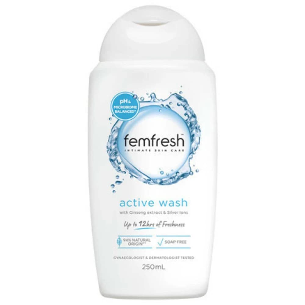 Femfresh Active Fresh Intimate Wash (250mL) – pH-Balanced Daily Cleanser