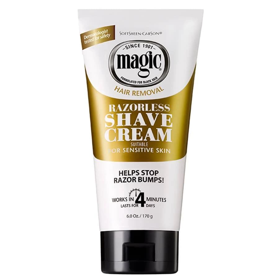 Magic Razorless Shave Cream Sensitive Skin - Hair Removal Cream for Face & Body