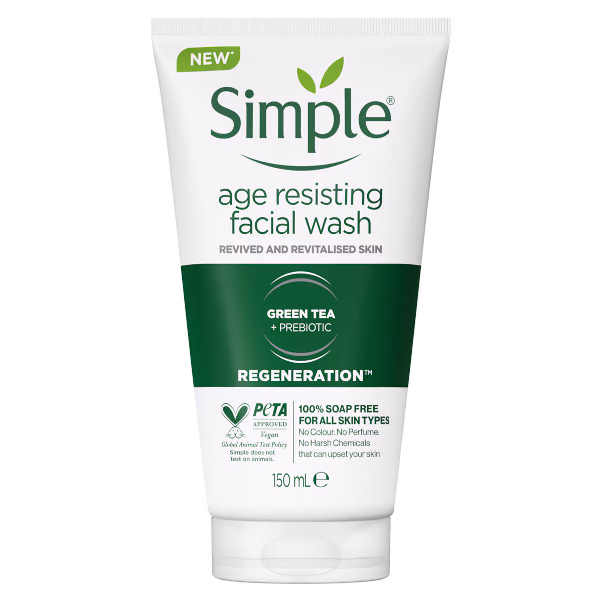 Simple Regeneration Age Resisting Facial Wash 150ml