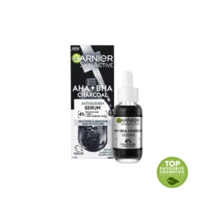 Buy Garnier AHA+BHA Charcoal Serum 30ml Online