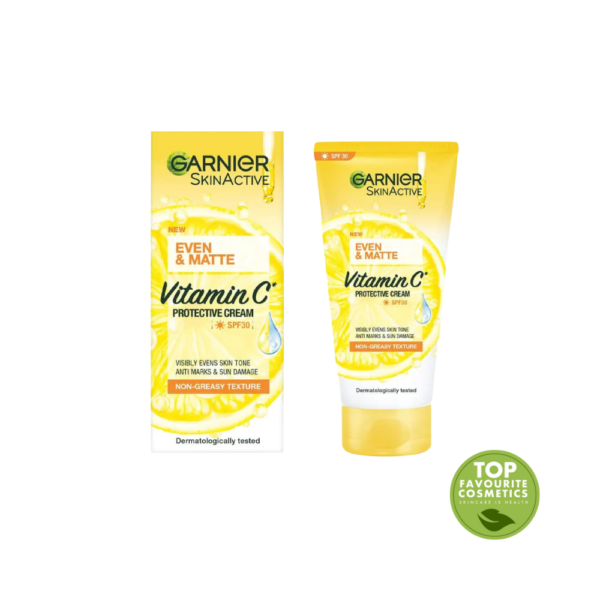 Buy Garnier Even & Matte Vitamin C Protection Day Cream SPF30 Cream 30ml Online