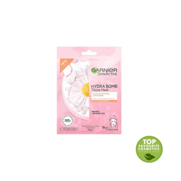 Buy Garnier Hydra Bomb Tissue Mask Chamomile 28g Online