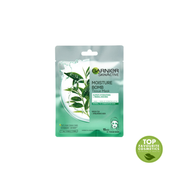 Buy Garnier Hydra Bomb Tissue Mask Green Tea 28g Online