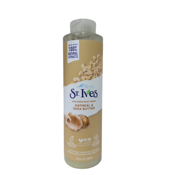 St. Ives Oatmeal & Shea Butter Body Wash - 650ml | Soothing & Moisturizing