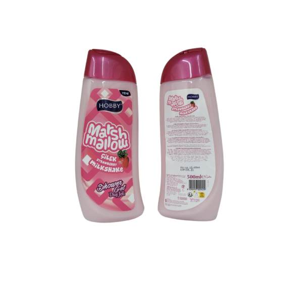 Hobby Shower Gel Marsh Mallow Strawberry Milkshake 500ml