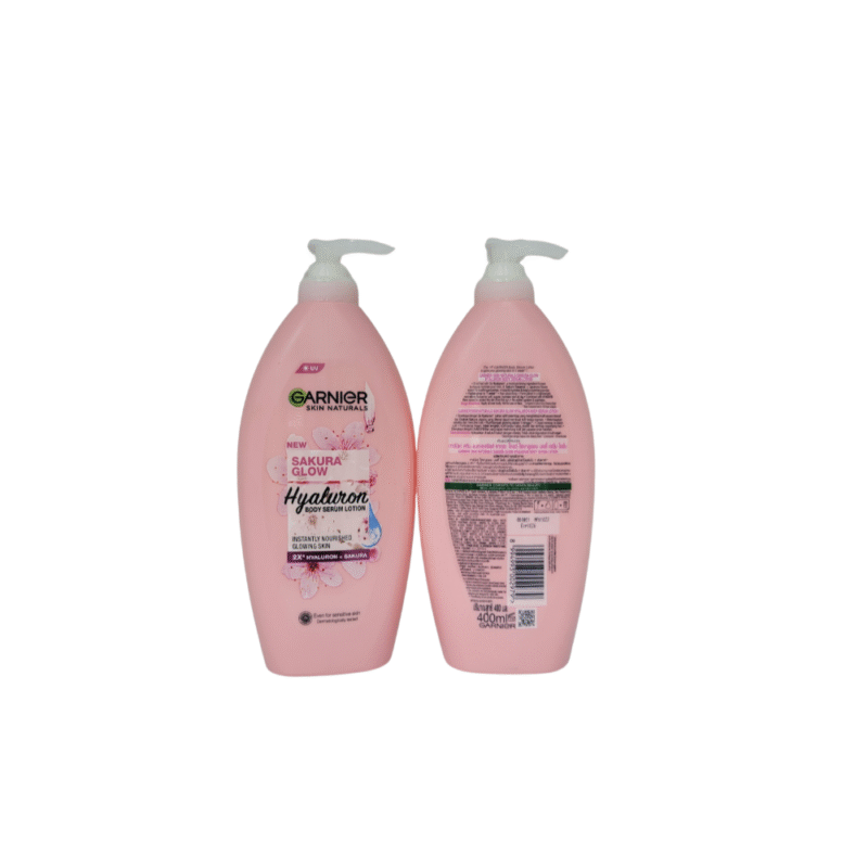 Garnier Skin Naturals Sakura Glow Hyaluron Body Serum Lotion - 400ml
