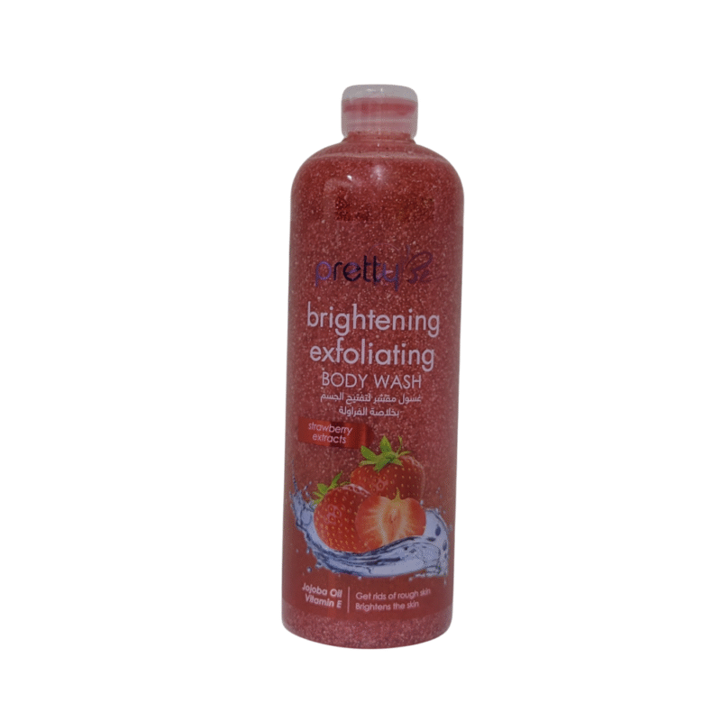 PRETTY BE Brightening Exfoliating Body Wash Strawberry Extracts 1000ml