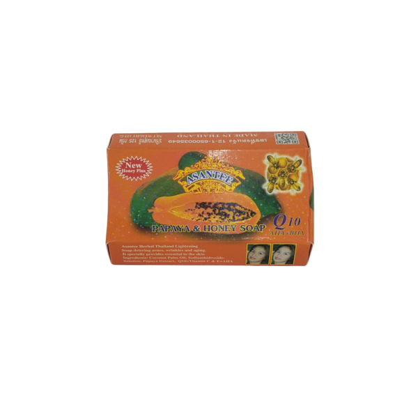 ASANTEE Herbal Beauty Soap - Papaya and Honey (125g)