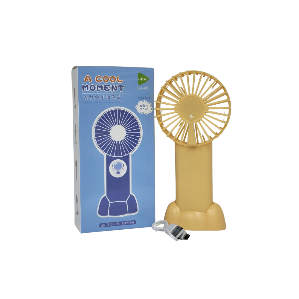 COOL MOMENT - HANDHELD MINI FAN USB RECHARGABLE