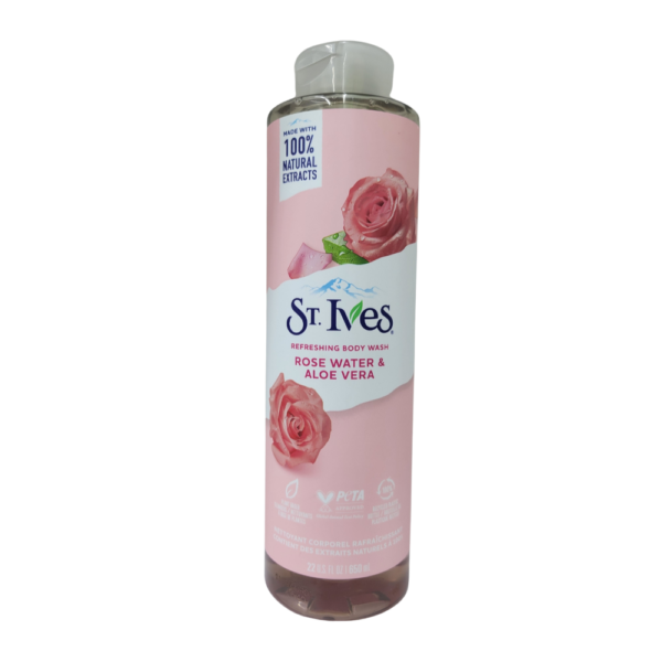 St. Ives Rose Water & Aloe Vera 650ml