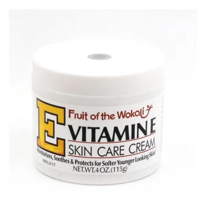 FRUIT OF THE WOKALI Vitamin E Skincare Cream - 115g | Hydrate, Nourish, and Revitalize