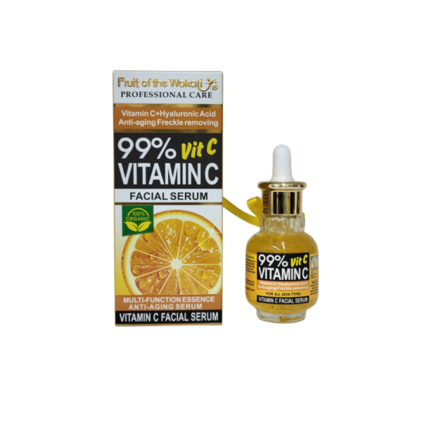 FRUIT OF THE WOKALI Vitamin C Facial Serum - Brightening & Anti-Aging Serum, 30ml