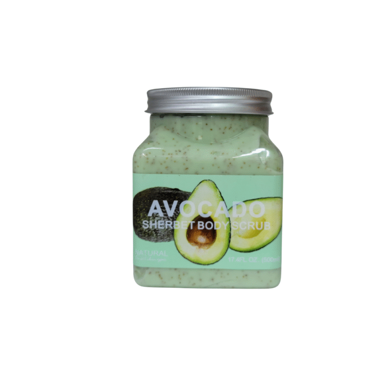 Sherbet Body Scrub Avocado 500ml – Deep Hydration & Gentle Exfoliation