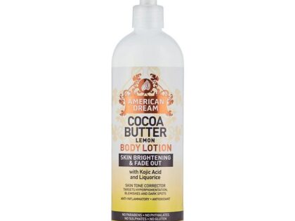 American Dream Cocoa Butter Lemon Body Lotion With Kojic Acid and Liquorice - 473ml