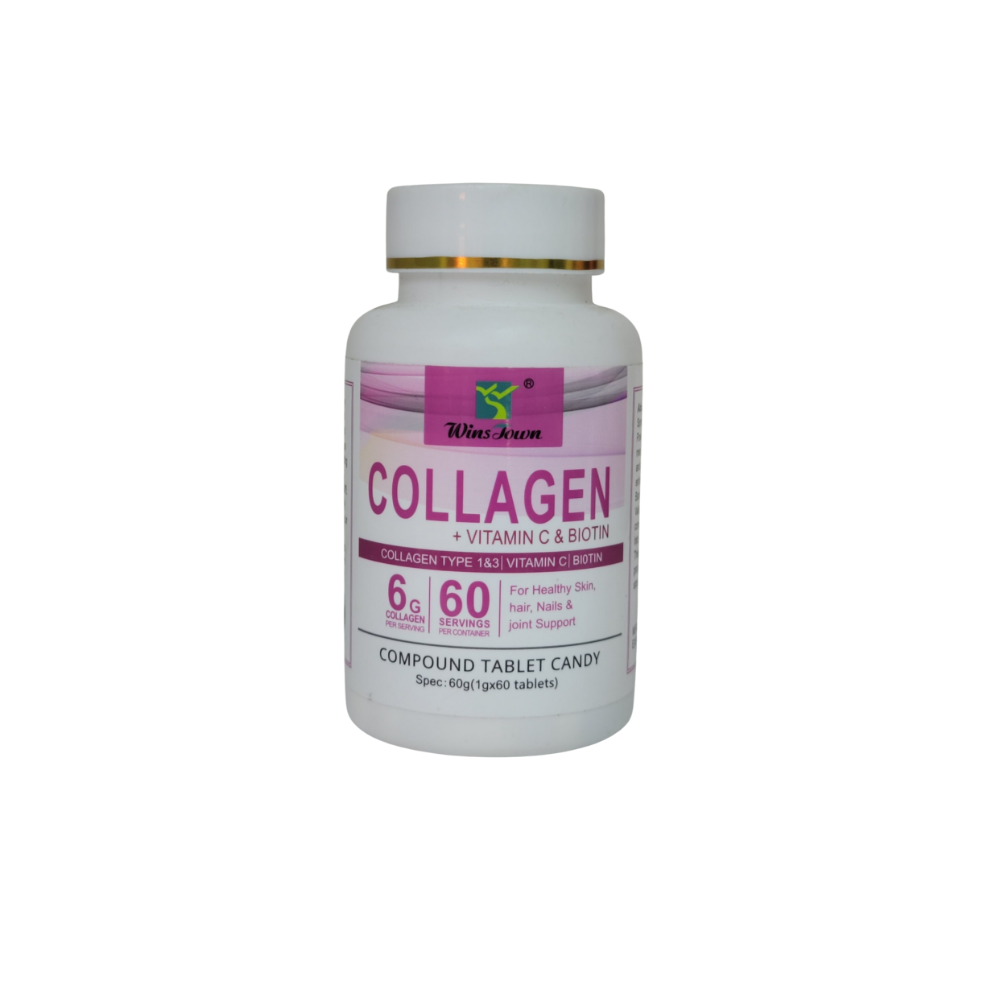 WINS TOWN COLLAGEN PLUS VITAMIN C, BIOTIN CAPSULES